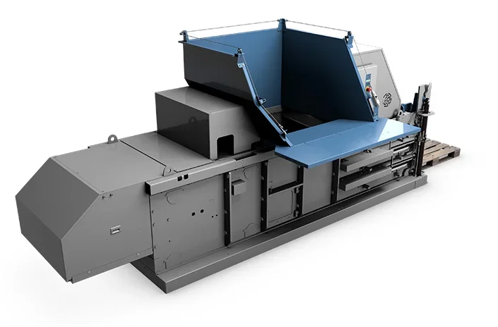 HZT600 cardboard and plastic baler 02 UK