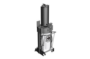 pneumatic mixed waste compactor XP100s from side