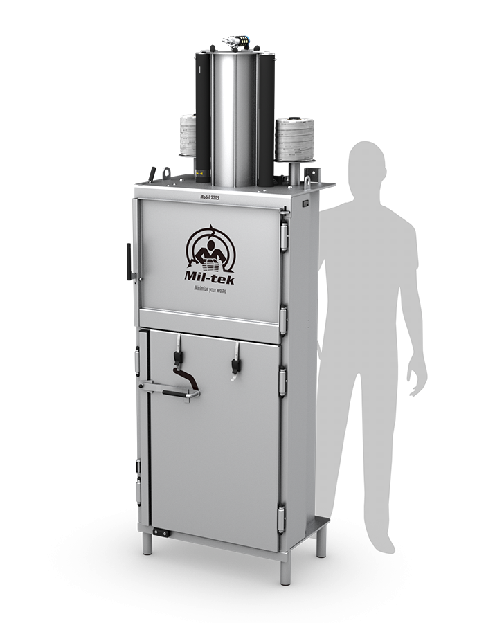 2205s stainless steel cardboard and plastic baler UK