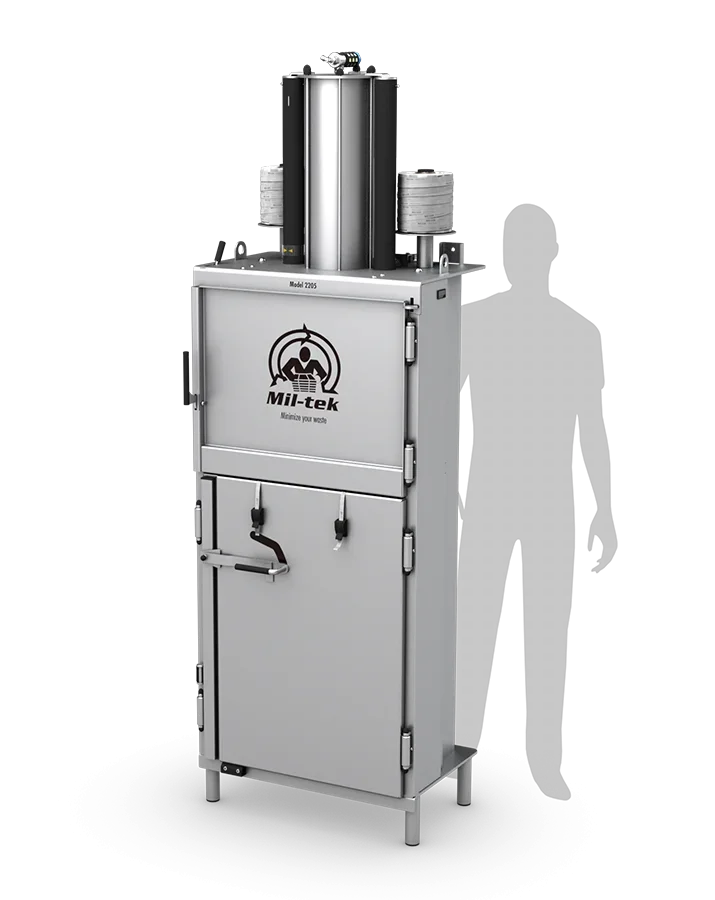 2205s stainless steel cardboard and plastic baler UK