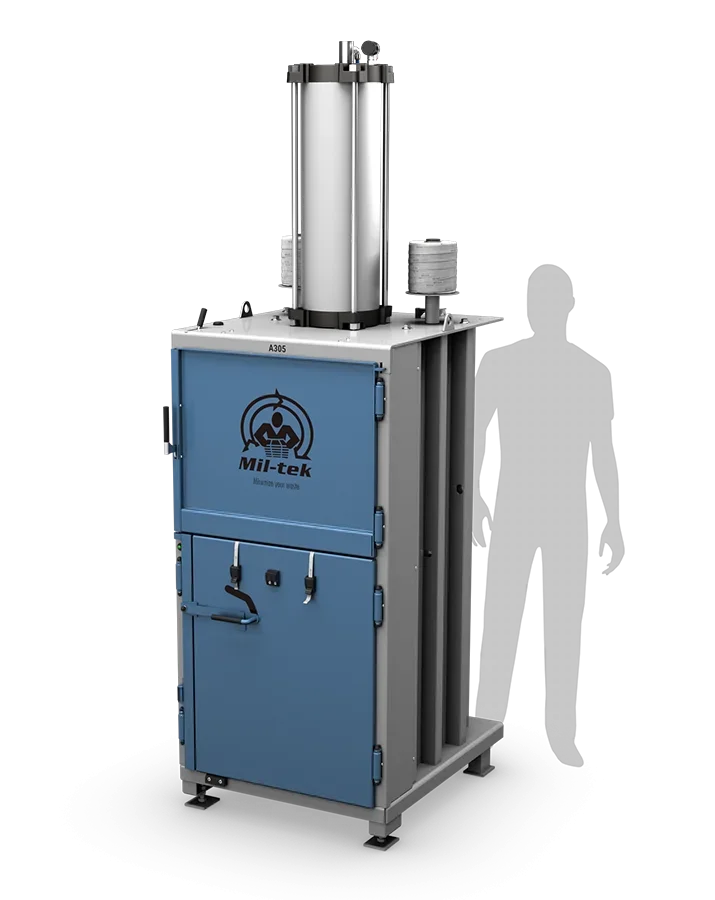 A305 cardboard and plastic baler pneumatic UK