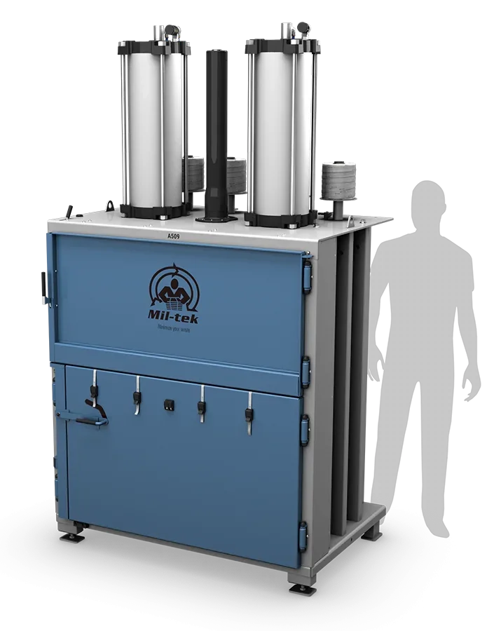 A509 cardboard and plastic baler UK