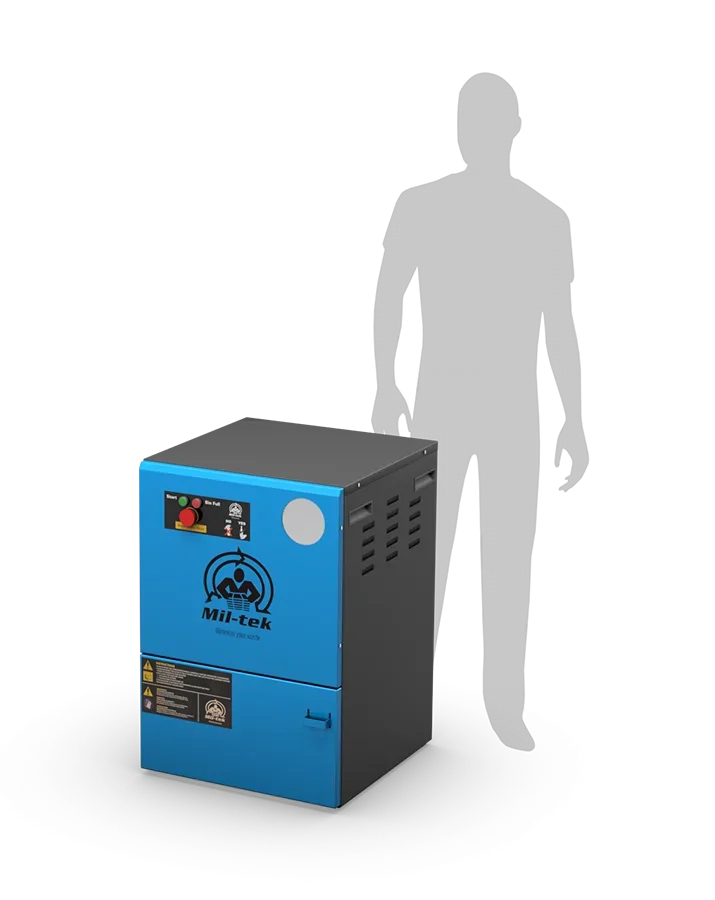 GC100 glass crusher mil tek UK