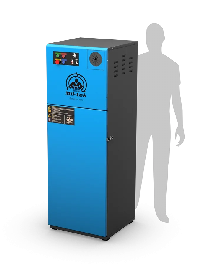 GC100t glass crusher mil tek UK