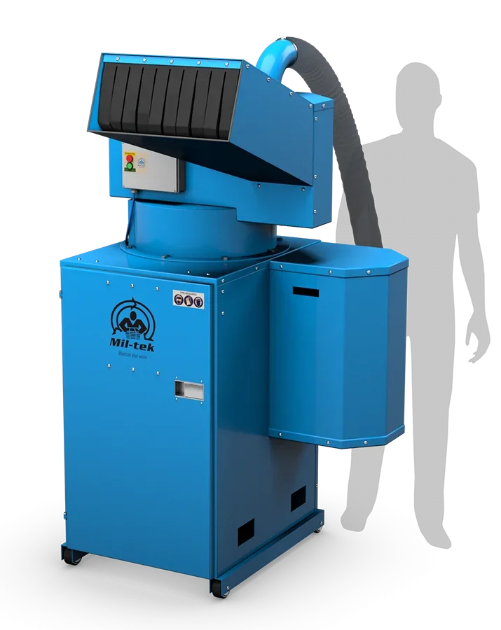 GC600 big glass crusher mil tek UK