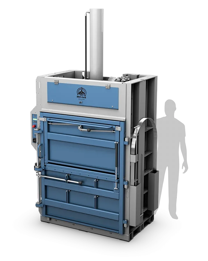 H501 hydraulic cardboard and plastic baler mil tek UK