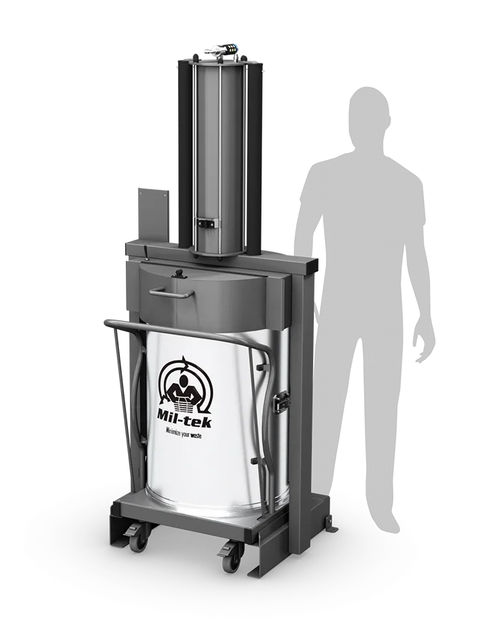 XP200s mixed waste compactor mil tek UK