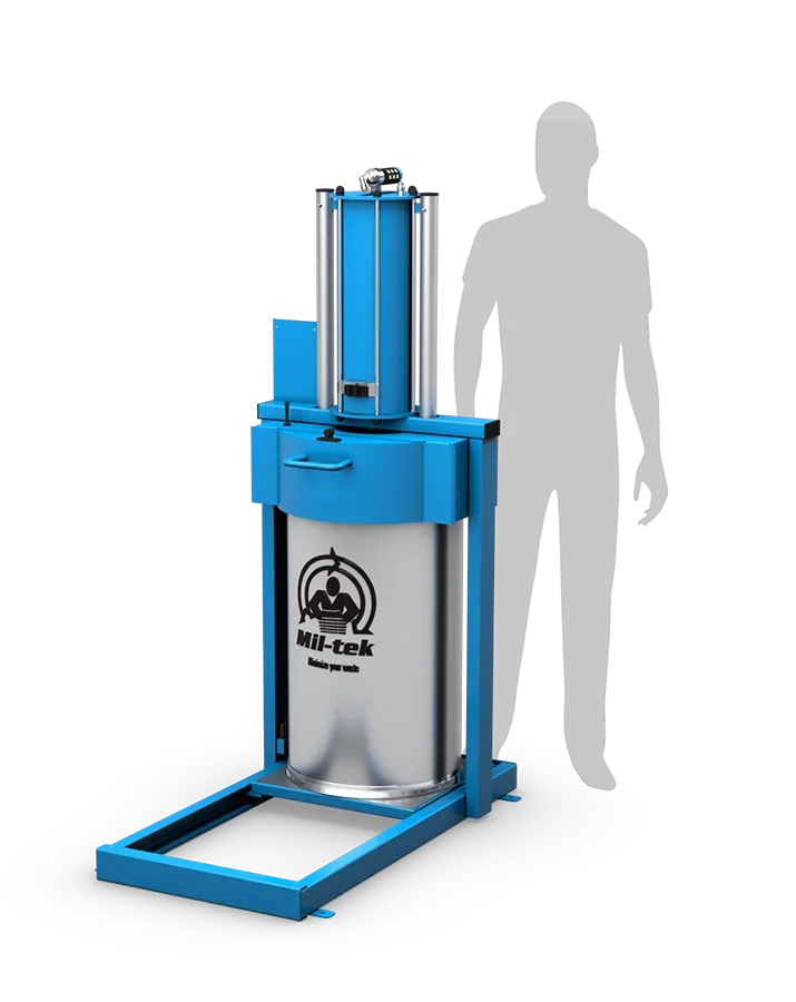 XP300 mixed waste compactor mil tek UK