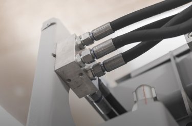 Close up of a machine part with wires