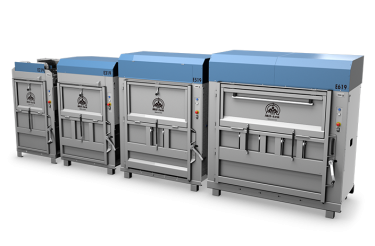 grey-and-blue-electric-cardboard-balers-on-line