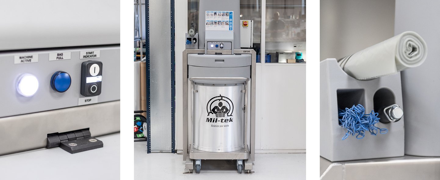 Gallery of EXP200 mixed waste compactor