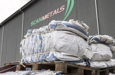 big bag bale in front of scanmetals
