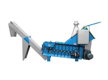 blue compactor for insulation on construction sites